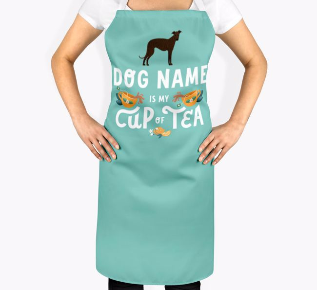 {dogsName} Is My Cup Of Tea: {breedFullName} Apron